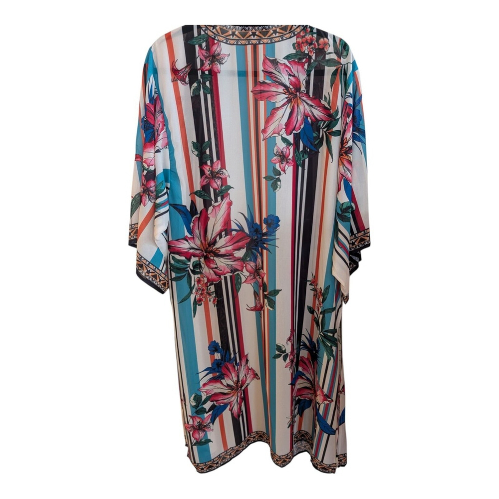 FreeMarket by Flying Tomato Asian Inspired Open Kimono Large - Picture 4 of 10